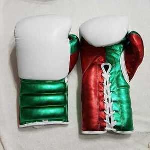 Guantes de MMA de Piel Sintética PU de Alta Calidad con Logotipo Personalizado Impreso en Serigrafía, de 10oz-14oz, para Gimnasio, con Cordones y Absorción de Humedad - Product Image 4