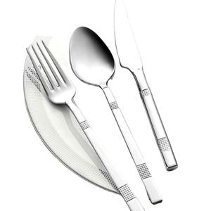 Stainless Steel Modern Design Silver <b>Flatware</b> with Handmade Handle Design High Quality <b>Flatware</b> Set for Restaurant Wedding Home - Product Image 1