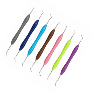Juego de Instrumentos Dentales ErgoMax para Rellenos, 6 Piezas, Instrumentos Manuales de Acero Clase I, Equipos para Limpieza y Rellenos Dentales - Product Image 2