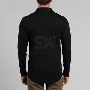 Camiseta Polo Lisa de Manga Larga para Hombre, Diseño Personalizado 2026, Producto de Invierno - Product Image 2