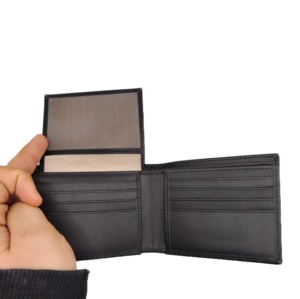 Cartera de Cuero Genuino Personalizada, Vintage, con Bloqueo RFID, Forro de Seda, Ligera, Duradera, de Alta Calidad, para Hombre, Mini, Delgada, de Gran Capacidad - Product Image 5