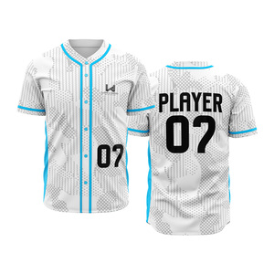 Custom Digital Printed Front Logo Team Name Men's Summer Season High Quality 100% Polyester Short Sleeves <b>Baseball</b> Jerseys - Product Image 4