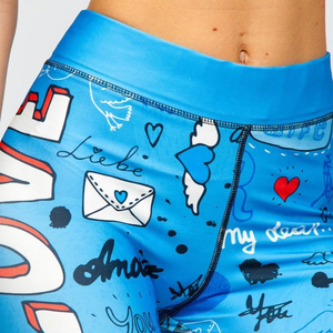 Leggings Deportivos de Cintura Media con Logotipo Personalizado, Sublimados, Suaves, para Yoga, Control de Abdomen, Absorción de Sudor, Cintura Alta - Product Image 5