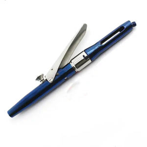 Seringue d'aspiration dentaire Citojet 1,8 ml en acier inoxydable bleu avec revêtement plasma, réutilisable, manuelle, Shuja Surgico - Product Image 6