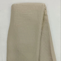 Tissu en coton et soie brodé de diamants, matériau de qualité supérieure pour vêtements ethniques de créateur, tissu doux et brillant pour robes de soirée et saris, vente en gros de textiles