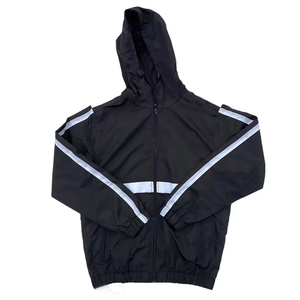 High Quality Street Wear Zipper Windbreaker <b>Shorts</b> <b>Sets</b> Slim Fit Sportswear Men 2 Piece Windbreaker <b>Shorts</b> <b>Set</b> In Solid Color - Product Image 3