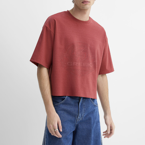 T-shirts pour hommes de qualité supérieure, coupe ample, manches courtes, coton doux, séchage rapide, respirant, couleur unie, décontracté au quotidien, fabricant OEM - Product Image 2