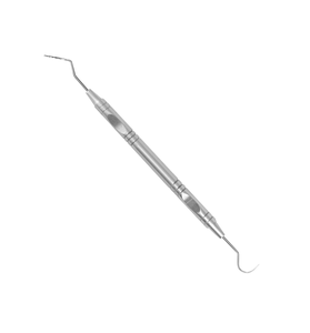 Raspador Ortodóntico de Doble Extremo de Acero Inoxidable, Instrumentos Dentales Manuales para Limpieza e Higiene en Clínicas - Product Image 1