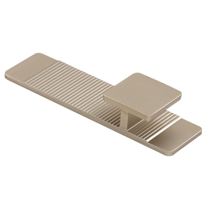 Poignée de placard en aluminium rainurée allongée, design Finch, finition PVD Or Rose, PVD Or, Noir Soie, quincaillerie de meuble - Product Image 6