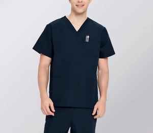 Ensembles d'uniformes médicaux personnalisés en satin de coton à manches courtes pour infirmières, tenues d'hôpital et de soins médicaux - Product Image 5