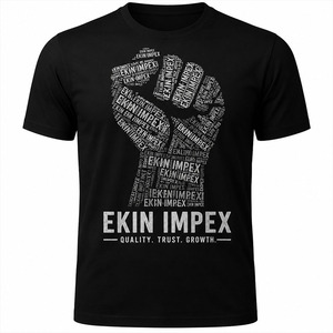 Camiseta con Estampado Gráfico Personalizado para Hombre, Camiseta de Algodón Estilo Urbano, Camiseta Negra Informal de Moda, Camiseta Extra Grande - Product Image 1