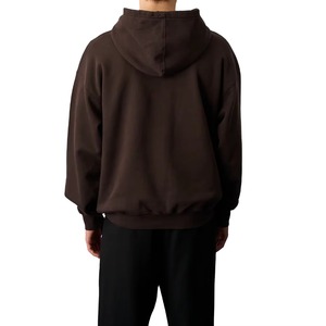 Sudadera con capucha de lujo personalizada, 400-500 gsm, de forro polar transpirable, con hombros caídos, para hombre, 100% algodón, extragrande, de alta calidad y peso pesado. - Product Image 2