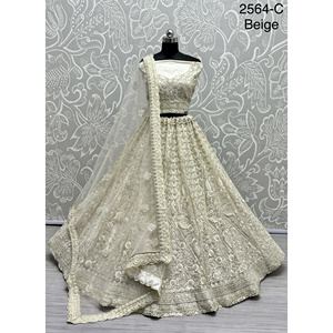 ชุดเจ้าสาวอินเดียกำมะหยี่คอลเลกชันสำหรับเจ้าสาวกับงาน zarkhan รุ่น fabzone fzbella - Product Image 1