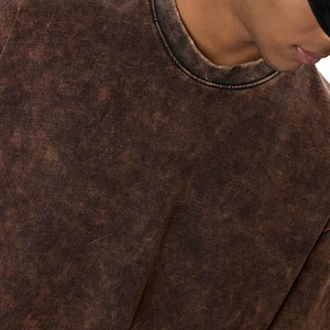 Camisetas de hombre con lavado ácido, de moda, personalizadas 2026, de secado rápido y precio de fábrica, camisetas lisas de color sólido para hombre - Product Image 2