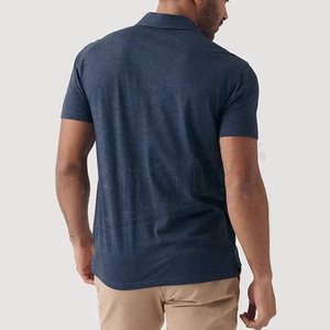 เสื้อยืดผู้ชายระบายอากาศผู้ชายซิปเสื้อสลิมฟิตลําลองแขนสั้นท็อปส์กอล์ฟเสื้อโปโลสําหรับผู้ชาย U Nisex - Product Image 2