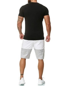 Conjunto de Camiseta Deportiva 100% Algodón de Fabricante, Peso Medio, Unisex, Alta Calidad, Impresión Personalizada, Transpirable, Secado Rápido, 220g, Pantalones Cortos - Product Image 5
