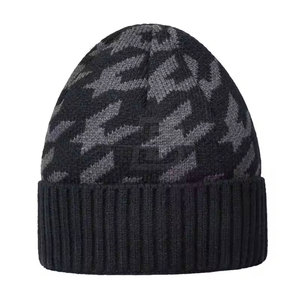 Top Selling Best Cap 2026 Hand Knitted Jacquard Breathable Waterproof Beanie Made Pakistan Wholesale Winter Beanies Hat Cheap - Product Image 1