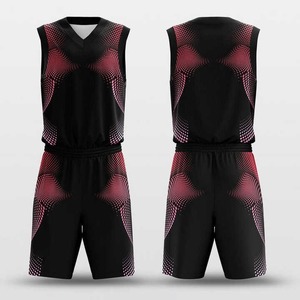 Vente en gros : Nouveaux maillots de basketball pour hommes, uniformes confortables avec broderie imprimée - Product Image 3