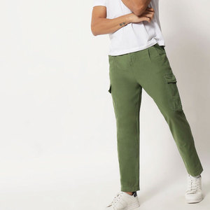 Pantalon cargo pour homme personnalisé à faible MOQ, décontracté, léger, effet délavé, fabriqué au Pakistan - Product Image 6