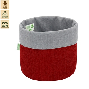 Laminated Natural Jute <b>Storage</b> <b>Laundry</b> Bag Home <b>Storage</b> 31x23x24 cm Custom Logo Wholesale OEM Private Label Model AB0913 - Product Image 4