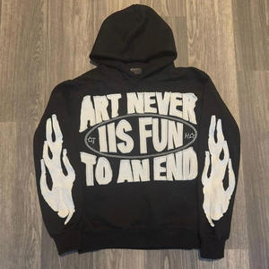 Private Label Custom Hoodie Mens Oversized Pullover Streetwear Hoodie High Quality <b>Bulk</b> Supplier - Product Image 2