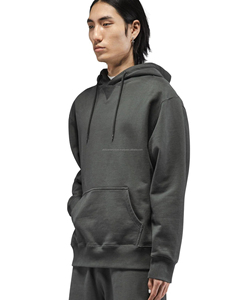 Sudadera con Capucha Oversize Unisex de Invierno de Alta Calidad al por Mayor, 100% Algodón Polar, Bordada, con Hombros Caídos, Transpirable, con Marca de Agua - Product Image 4