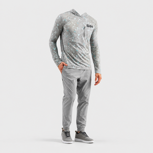 Sudadera de Pesca para Hombre SHH con Protección Solar UPF50+, Manga Larga, Secado Rápido, Ligera, para Actividades al Aire Libre, con Estampado Topográfico - Product Image 5