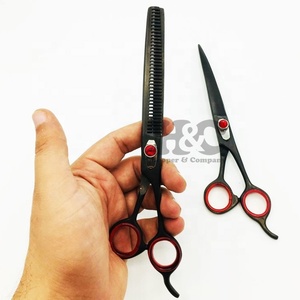 กรรไกรตัดขนสัตว์เลี้ยงแบบมืออาชีพกรรไกรตัดขนสัตว์เลี้ยงแบบโค้งออกแบบโลโก้ได้อย่างอิสระ - Product Image 5