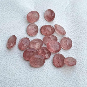 หินควอตซ์สีแดงธรรมชาติขนาด4มม. 6มม. 8มม. 10มม. ผู้ผลิตอัญมณี - Product Image 3