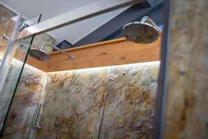 Revêtement mural intérieur en résine de pierre ardoise blanche naturelle, 100 % écologique, épaisseur 1-1,5 cm, certifié CE, garantie 5 ans - Product Image 2