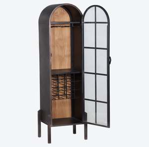 ตู้บาร์เหล็กและกระจกแบบประตูเดียว เฟอร์นิเจอร์เก็บของ โต๊ะสำหรับห้องนอน เก้าอี้เหล็กคุณภาพดีสำหรับข้างเตียงและปลายเตียง - Product Image 2