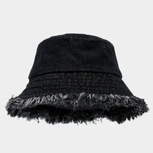 Casquette Bob en Jean Personnalisable avec Logo pour Hommes et Femmes, Broderie 3D pour Activités de Plein Air Printemps-Été, Pêche, Sports, Voyage - Product Image 1