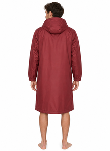 Parka de natation imperméable personnalisée de haute qualité pour adulte unisexe, manteau de bain pour équipe, veste de piscine d'hiver doublée polaire - Product Image 2