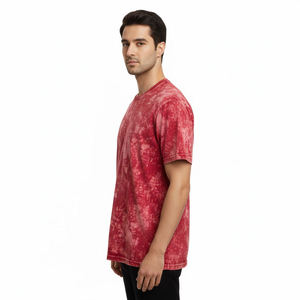 Camiseta de Algodón Grueso con Lavado Ácido, Estilo Urbano, Personalizable con Logotipo, Vintage para Hombre - Product Image 6