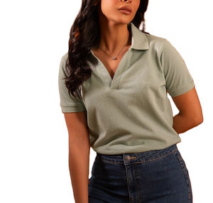Polo pour femme de qualité supérieure, nouveau modèle tendance, fabriqué avec des matériaux de première qualité, vêtements de fitness, vêtements d'entraînement, polo confortable pour femme - Product Image 6