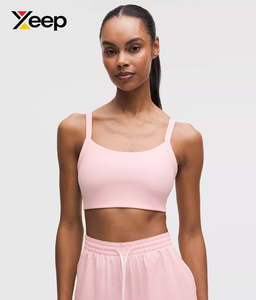 เสื้อชั้นในกีฬาโยคะคุณภาพสูงสำหรับผู้หญิง XEEP รุ่น XC-SB-139 แบบเรียบง่าย ระบายอากาศได้ดี สายปรับได้ แผ่นรองถอดออกได้ รองรับได้ดีเยี่ยม แห้งเร็ว - Product Image 1