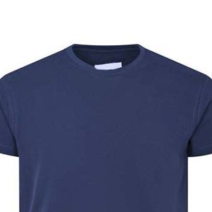 T-shirt 100% coton, logo personnalisé brodé et imprimé, style formel, motif polyester/coton 180GSM, couleur violette - Product Image 2