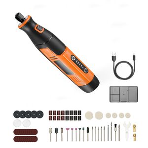 Kit Utensile Rotante Portatile Mini Power 73 Pezzi Senza Fili DC4V 5 Livelli di Velocità 7000-20000 RPM Strumenti Multiuso Fai-da-Te per Uso Domestico - Product Image 1