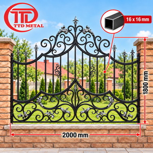 Cercas Decorativas Negras para Piscinas con Paneles de Hierro Forjado Personalizados y Marcos Soldados Resistentes para Piscinas Residenciales y Espacios Exteriores - Product Image 5