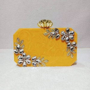 Bolso de Noche de Resina Transparente de Lujo para Mujer, Bolso de Mano Acrílico para Fiesta o Boda - Product Image 1