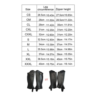 Hot Selling Professional Customized Material English Style <b>Half</b> <b>Chaps</b> 2026 Customized Logo High Equestrian <b>Chaps</b> - Product Image 6