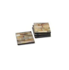 Premium Buffalo Horn <b>Coasters</b> with Smooth Edge Finish Luxury Handmade Horn <b>Table</b> Accessories Beautiful Natural Horn <b>Coasters</b> for - Product Image 4