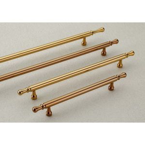 Traditional <b>brass</b> bar cabinet pulls durable kitchen furniture handle <b>knob</b> mail packing for bathroom living room bedroom wardrobe - Product Image 4