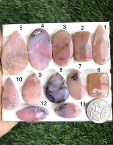 Cabochon en opale rose, formes et tailles variées, meilleur cabochon en opale rose naturelle pour la création de bijoux et de projets DIY. - Product Image 3