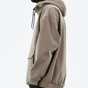 เสื้อโค้ทกันลมกันน้ำระบายอากาศได้ดี มีฮู้ด พร้อมระบบทำความร้อน สำหรับกีฬากลางแจ้ง-เล่นสกี ตั้งแคมป์ ปีนเขา มีซิป แบบ unisex - Product Image 5