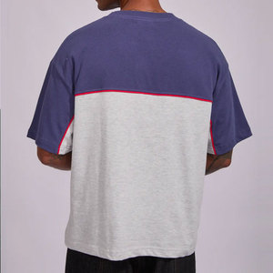 Nouveau design, coupe classique, t-shirt en tricot pour homme, col rond, grande taille, coupe ample, manches courtes, séchage rapide, respirant, personnalisable - Product Image 2