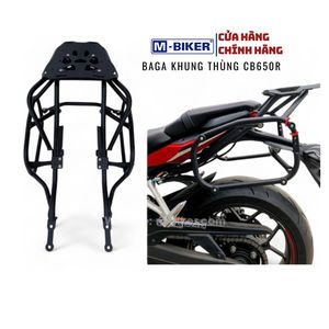 Porte-bagages arrière durable M-Biker pour moto CB350 avec garantie d'un an - Product Image 1