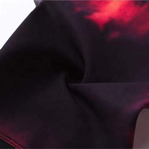 Pantalones de Motocicleta para Hombre, Rojos y Negros, con Estampado Tie Dye, de Secado Rápido, para Todas las Temporadas, Ropa de Carreras - Product Image 4