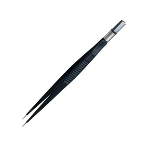 Azicon's European Non-Stick Straight Bipolar Forceps - Stainless Steel Reuse Autoclavable Precision Coagulation Bipolar Forceps - Product Image 2