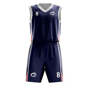 ชุดเสื้อบาสเก็ตบอลผ้าโพลีเอสเตอร์100% ระบายอากาศสำหรับผู้ใหญ่ - Product Image 5